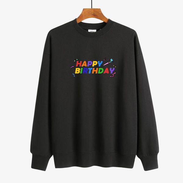 women's hoodies sweatshirts customized printed happy birthday your po or pet friends family po party personalized round neck longsleeve, Black
women's hoodies sweatshirts customized printed happy birthday your po or pet friends family po party personalized round neck longsleeve, Black