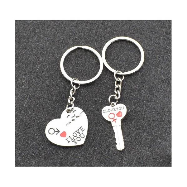 keychains lanyards 1 pair i love you letter couple keychain heart key ring lovers chain valentines day jewelry gifts souvenirs dro dhgkg, Silver
keychains lanyards 1 pair i love you letter couple keychain heart key ring lovers chain valentines day jewelry gifts souvenirs dro dhgkg, Silver