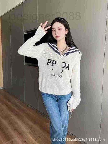 women's jackets designer pjia 22 autumn and winter new navy collar knitted sweater letter embroidery age reducing fashion versatile 9wp, Black;brown
women's jackets designer pjia 22 autumn and winter new navy collar knitted sweater letter embroidery age reducing fashion versatile 9wp, Black;brown