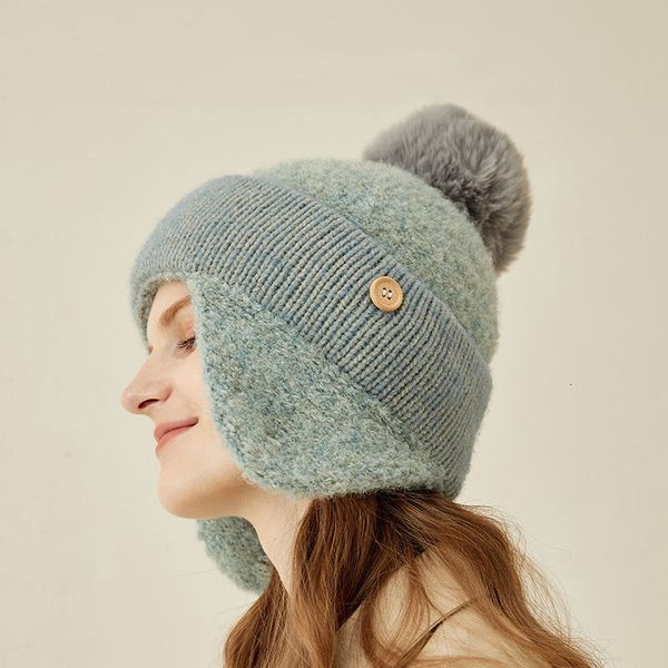 beanieskull caps women's warm hat winter knitted wool caps for lady outdoor fashion beanies with pompom ear flaps brimless bonnet white, Blue;gray
beanieskull caps women's warm hat winter knitted wool caps for lady outdoor fashion beanies with pompom ear flaps brimless bonnet white, Blue;gray