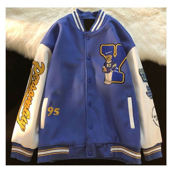 mens jackets autumn and winter americanstyle trend baseball jacket men women hiphop loose versatile oversize street couple 221124, Black;brown
mens jackets autumn and winter americanstyle trend baseball jacket men women hiphop loose versatile oversize street couple 221124, Black;brown