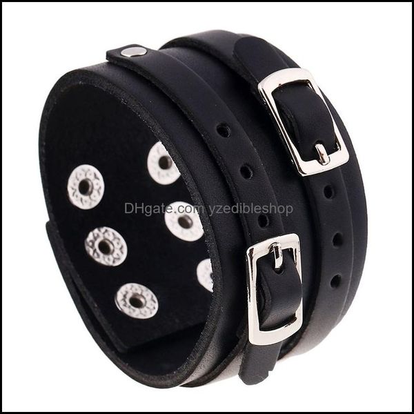 bangle pin buckle belt charm leather bangle cuff button adjustable bracelet wristand for men women fashion jewelry drop delivery brac dhvrt, Black
bangle pin buckle belt charm leather bangle cuff button adjustable bracelet wristand for men women fashion jewelry drop delivery brac dhvrt, Black