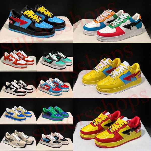 designer bapestas running shoes lows black white camo combo blue red yellow suede pink patent orange tokyo grey brown 2022 mens womens eur 3
designer bapestas running shoes lows black white camo combo blue red yellow suede pink patent orange tokyo grey brown 2022 mens womens eur 3