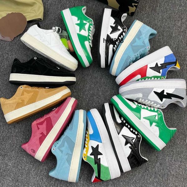 classic camouflage shoes bapestas baped men's and women's casual shoes fashion sk8 black white green red orange five-star soft lea
classic camouflage shoes bapestas baped men's and women's casual shoes fashion sk8 black white green red orange five-star soft lea