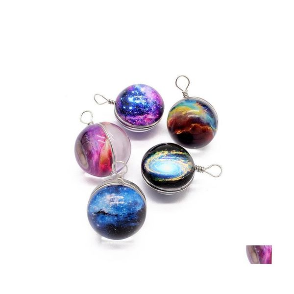 charms vintage double sided glass ball charm planet universe starry sky galaxy pendant women men fashion jewelry accessories drop de dhjr5, Bronze;silver
charms vintage double sided glass ball charm planet universe starry sky galaxy pendant women men fashion jewelry accessories drop de dhjr5, Bronze;silver