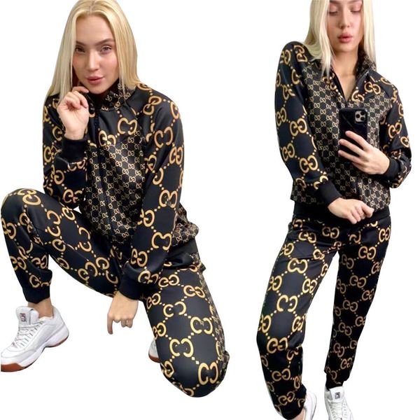 2023 brand designer women tracksuits winter spring fashion 2 piece set casual jacket pants zipper sports suit long sleeve outfits 9046, Gray
2023 brand designer women tracksuits winter spring fashion 2 piece set casual jacket pants zipper sports suit long sleeve outfits 9046, Gray