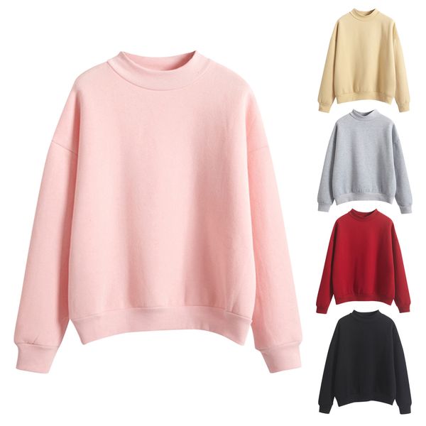 women's hoodies sweatshirts spring autumn fleece sweatshirt s4xl cute women pullover 16 colors casual loose solid thick hoodie female w, Black
women's hoodies sweatshirts spring autumn fleece sweatshirt s4xl cute women pullover 16 colors casual loose solid thick hoodie female w, Black