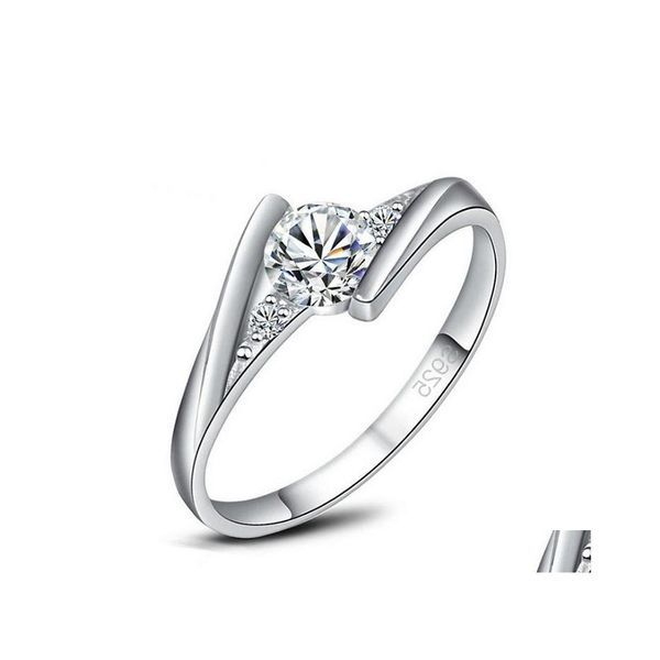 band rings luxury white gold ring original zirconia diamond wedding band sier jewelry women love gift drop delivery dhwfn, Silver
band rings luxury white gold ring original zirconia diamond wedding band sier jewelry women love gift drop delivery dhwfn, Silver
