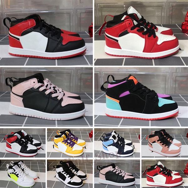infants sneakers 1 mid black aurora green yellow j i orange volt chicago toe mismatch theme floral embroidery kids shoes333a
infants sneakers 1 mid black aurora green yellow j i orange volt chicago toe mismatch theme floral embroidery kids shoes333a