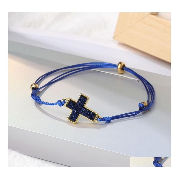 charm bracelets mticolor resin imitation stone cross bracelet bangles simple adjustable rope bracelets for women charm jewelry gift dhk4u, Golden;silver
charm bracelets mticolor resin imitation stone cross bracelet bangles simple adjustable rope bracelets for women charm jewelry gift dhk4u, Golden;silver
