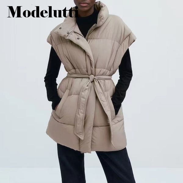 womens down parkas modelutti autumn winter fashion stand neck belt waist vest woman keep warm solid wild simple casual female 221124, Black
womens down parkas modelutti autumn winter fashion stand neck belt waist vest woman keep warm solid wild simple casual female 221124, Black
