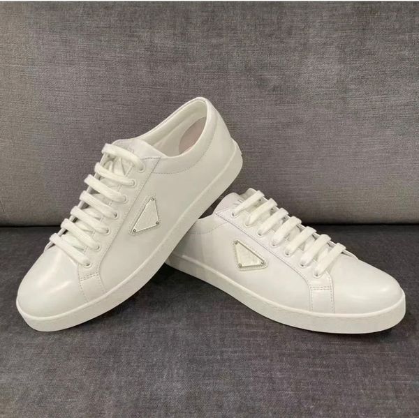 white black brushed leather sneakers shoes men enameled metal triangle soft calf leather skateboard walking classic footwear eu38-46
white black brushed leather sneakers shoes men enameled metal triangle soft calf leather skateboard walking classic footwear eu38-46