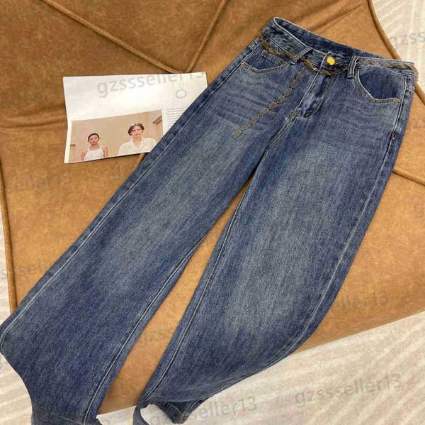 womens jeans fashion brand autumn pants custom chain belt jeans lightweight soft loose wide leg trousers designer women clothing 0912, Blue
womens jeans fashion brand autumn pants custom chain belt jeans lightweight soft loose wide leg trousers designer women clothing 0912, Blue