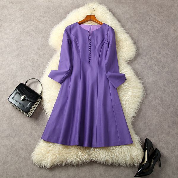 casual dresses european and american women's clothing for autumn/winter 2022 long-sleeved v-neck button trim fashionable purple dress, Black;gray
casual dresses european and american women's clothing for autumn/winter 2022 long-sleeved v-neck button trim fashionable purple dress, Black;gray