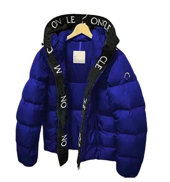 men's designer jacket down zipper embroidery letter label scanning hooded winter women's parka fashionable outdoor windbreaker str, Black
men's designer jacket down zipper embroidery letter label scanning hooded winter women's parka fashionable outdoor windbreaker str, Black