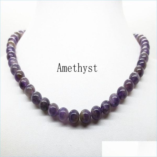 beaded necklaces natural stone necklace round beads agate crystal semi precious pendant jewelry for women menfashion christm dhgarden dhzne, Silver
beaded necklaces natural stone necklace round beads agate crystal semi precious pendant jewelry for women menfashion christm dhgarden dhzne, Silver