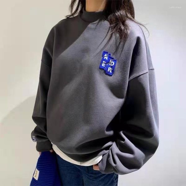 men women embroidered tear logo sweatshirt crewneck hoodie streetwear south korea, Black
men women embroidered tear logo sweatshirt crewneck hoodie streetwear south korea, Black