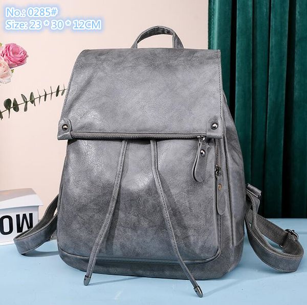 Western womens shoulder bag 5 colors multifunctional soft leather backpack simple Joker solid color womens handbag large capacity vertical leisure backpacks, Pink
Western womens shoulder bag 5 colors multifunctional soft leather backpack simple Joker solid color womens handbag large capacity vertical leisure backpacks, Pink