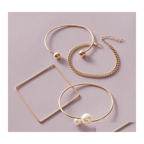 charm bracelets 4 pcs/set round square pearl bracelets set mtilayer adjustable open bracelet for women bangles femme jewelry drop del dhcy6, Golden;silver
charm bracelets 4 pcs/set round square pearl bracelets set mtilayer adjustable open bracelet for women bangles femme jewelry drop del dhcy6, Golden;silver