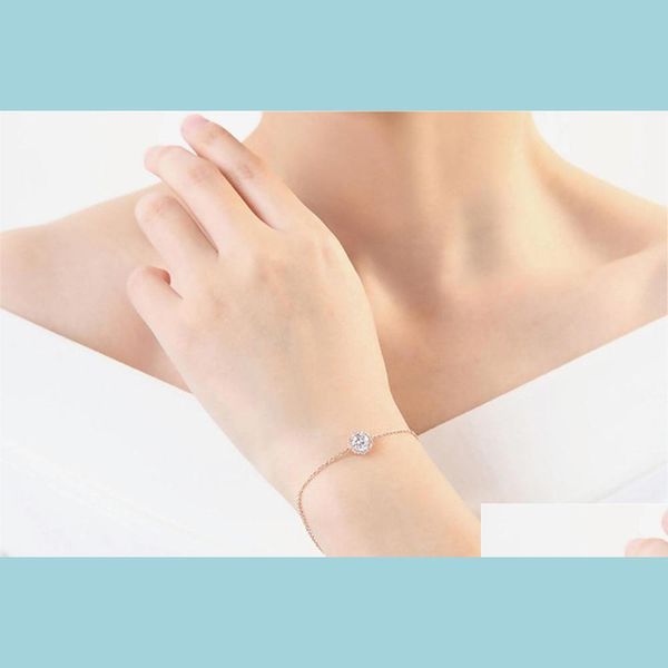 charm bracelets womens round zircon bracelet sier thin chain bridesmaid bride wrist jewelry drop delivery bracelets dh5fu, Golden;silver
charm bracelets womens round zircon bracelet sier thin chain bridesmaid bride wrist jewelry drop delivery bracelets dh5fu, Golden;silver