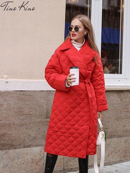 womens down parkas winter womans jacket straight rhombus pattern casual sashes windproof warm thick coat elegant female outwear 221124, Black
womens down parkas winter womans jacket straight rhombus pattern casual sashes windproof warm thick coat elegant female outwear 221124, Black