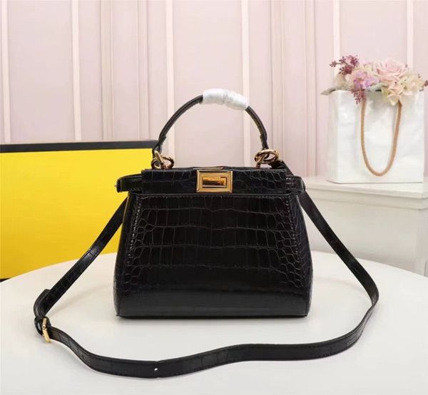 5a designer bag classic small handbag for women cowhide crocodile genuine leather gold hardware twist locks lady satchel handles girls shoul
5a designer bag classic small handbag for women cowhide crocodile genuine leather gold hardware twist locks lady satchel handles girls shoul