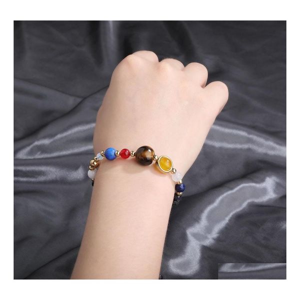 charm bracelets handmade adjustable bracelet universe galaxy the eight planets solar system guardian star natural stone beads bangle dh3fl, Golden;silver
charm bracelets handmade adjustable bracelet universe galaxy the eight planets solar system guardian star natural stone beads bangle dh3fl, Golden;silver