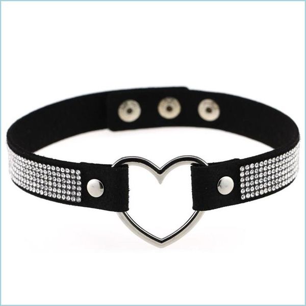 chokers crystal heart choker necklace hollow love collar fashion jewelry for women gift 161835 drop delivery necklaces pendants dhrro, Golden;silver
chokers crystal heart choker necklace hollow love collar fashion jewelry for women gift 161835 drop delivery necklaces pendants dhrro, Golden;silver