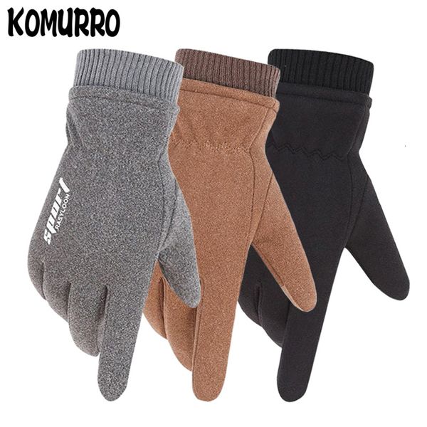 five fingers gloves winter men keep warm plus velvet inside suede simple cold protection thicken outdoor for male 221119, Blue;gray
five fingers gloves winter men keep warm plus velvet inside suede simple cold protection thicken outdoor for male 221119, Blue;gray