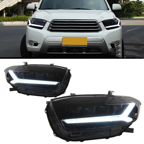 car head lights parts for kluger highlander 2009-2011 front headlight replacement drl daytime light projector facelift
car head lights parts for kluger highlander 2009-2011 front headlight replacement drl daytime light projector facelift