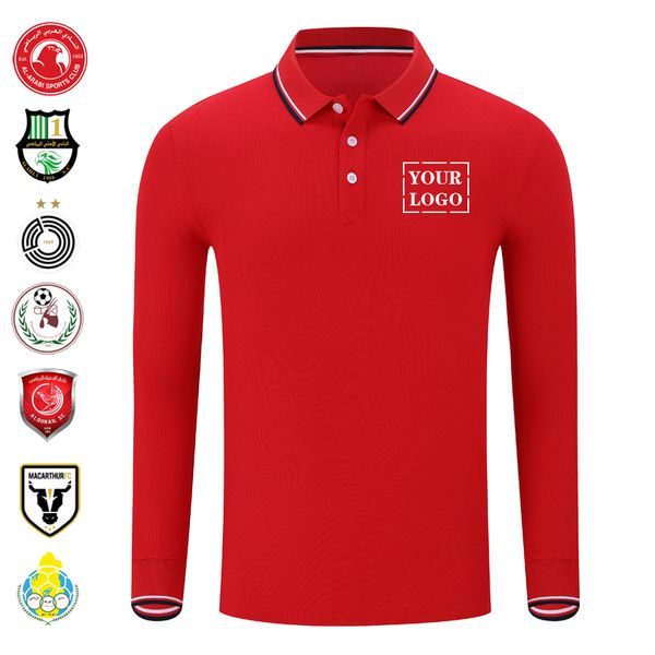 casual men's polos long sleeves soccer polo shirt personal group custom printed ahli doha al-duhail al sadd al-arabi sc al-garrafa al-m, White;black
casual men's polos long sleeves soccer polo shirt personal group custom printed ahli doha al-duhail al sadd al-arabi sc al-garrafa al-m, White;black