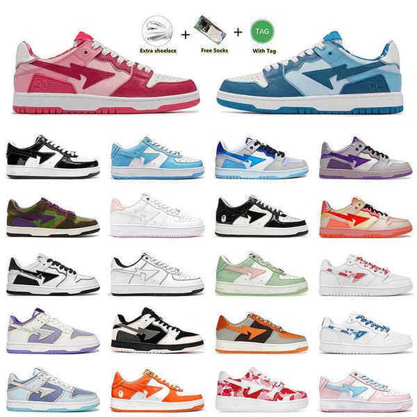 2022 bapestas baped sk8 sta casual shoes for men women abc camo blue paint beige grey orange brown ivory sports trainers, Black
2022 bapestas baped sk8 sta casual shoes for men women abc camo blue paint beige grey orange brown ivory sports trainers, Black