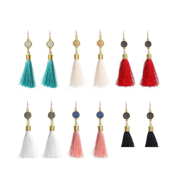 dangle chandelier handmade tassel earrings women gold color fashion bohemian drop dangle long earring silk fabric ethnic vintage j dhfml, Silver
dangle chandelier handmade tassel earrings women gold color fashion bohemian drop dangle long earring silk fabric ethnic vintage j dhfml, Silver