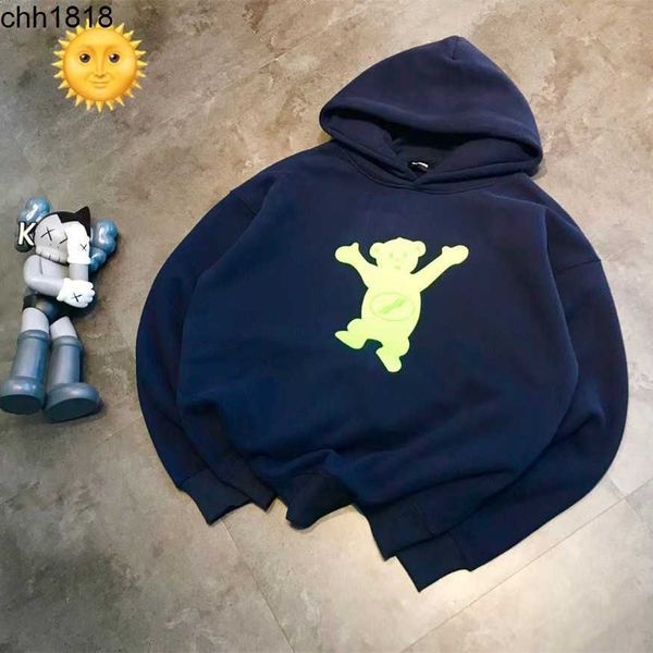 welldone korean version flocked zippered bear hooded sweater for men and women in winter of 23 years, Black
welldone korean version flocked zippered bear hooded sweater for men and women in winter of 23 years, Black