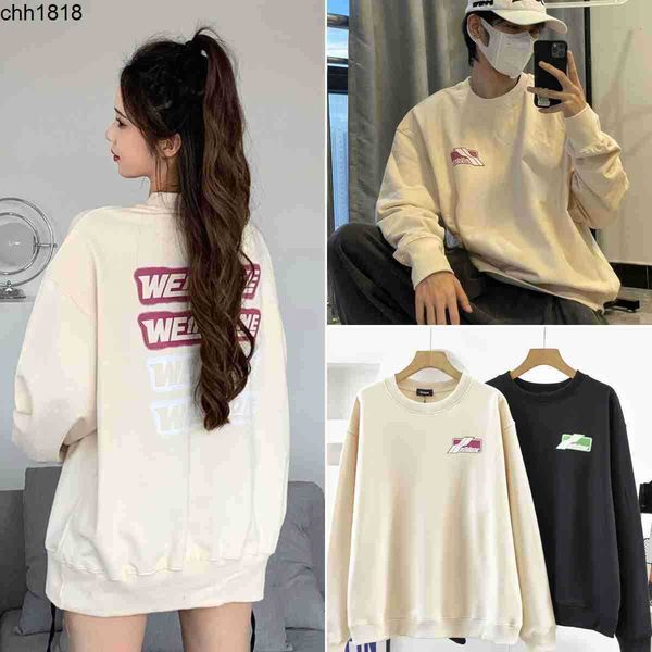 welldone men's and women's plush sweater fashion brand winter letter crew neck coat women's jimo loose size top, Black
welldone men's and women's plush sweater fashion brand winter letter crew neck coat women's jimo loose size top, Black