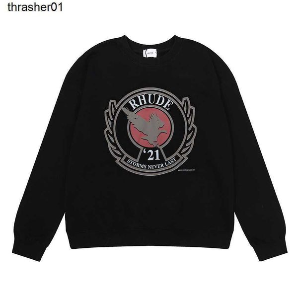 men's hoodies designer sweatshirts fashion brand 2022ss rhude printed round neck cotton sweater men's women's casual pullover, Black
men's hoodies designer sweatshirts fashion brand 2022ss rhude printed round neck cotton sweater men's women's casual pullover, Black