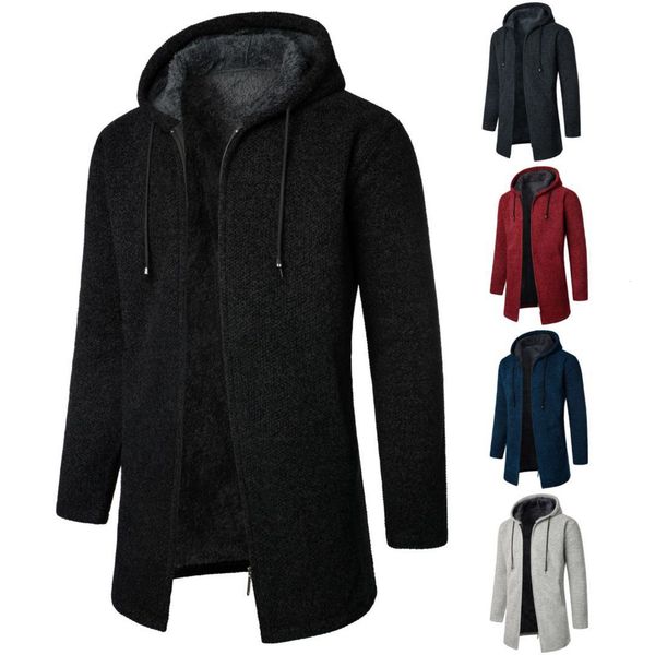mens jackets fashion men casual jacket winter coats medium long hooded plush plaid drawstring sweater warm solid color 221124, Black;brown
mens jackets fashion men casual jacket winter coats medium long hooded plush plaid drawstring sweater warm solid color 221124, Black;brown