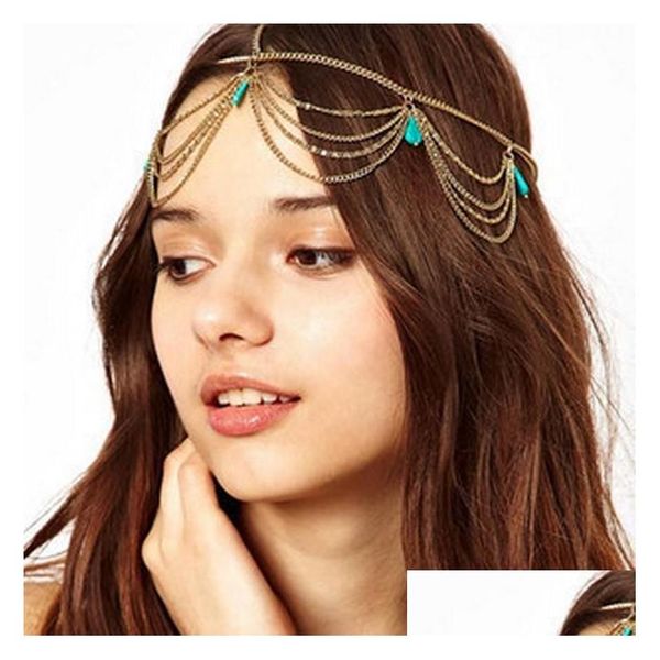 hairpins ethnic boho weddings bride hairpin accessories for women gold tassels charm hairbands green turquoises head chains jewelry dhx40, Golden;silver
hairpins ethnic boho weddings bride hairpin accessories for women gold tassels charm hairbands green turquoises head chains jewelry dhx40, Golden;silver