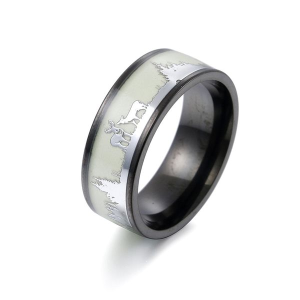 stainless steel ring elk christmas present special noctilucence men's christmas rings holiday gift & decoration jewelry, Silver
stainless steel ring elk christmas present special noctilucence men's christmas rings holiday gift & decoration jewelry, Silver