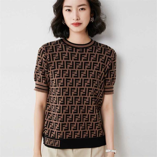 85% off online saleswomen's new t-shirt neck jacquard bottomed t-shirt slim half t-shirt, Black;brown
85% off online saleswomen's new t-shirt neck jacquard bottomed t-shirt slim half t-shirt, Black;brown