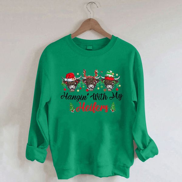 women's hoodies sweatshirts pullover streetwear christmas hangin' with my heifers hat highland cattle sweatshirts casual hoodies c, Black
women's hoodies sweatshirts pullover streetwear christmas hangin' with my heifers hat highland cattle sweatshirts casual hoodies c, Black