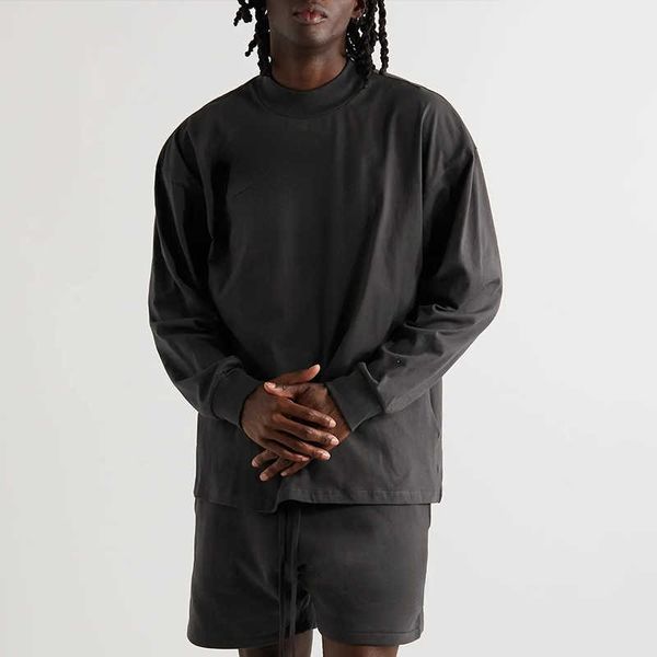 men's hoodies sweatshirts flocking printing high street round neck loose solid color essentials long sleeve t-shirt, Black
men's hoodies sweatshirts flocking printing high street round neck loose solid color essentials long sleeve t-shirt, Black