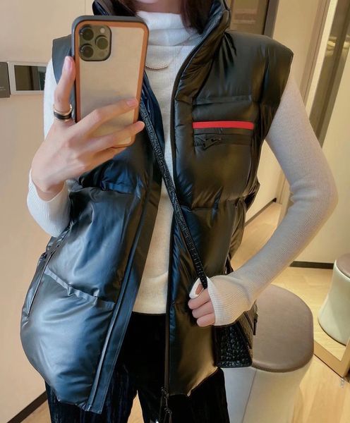 fashion down vests womens warm jackets classic pattern vest winter windproof outerwear stylish women vests jacket, Black;white
fashion down vests womens warm jackets classic pattern vest winter windproof outerwear stylish women vests jacket, Black;white