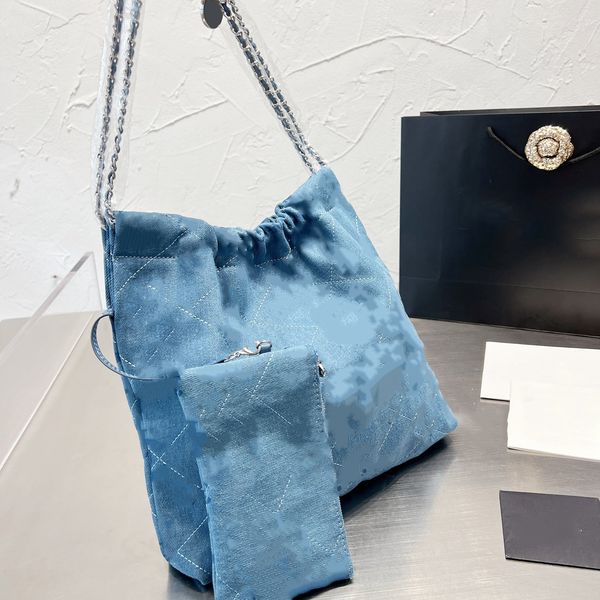 denim full of print 22 shopping bags classic silver hardware quilted matelasse with mini coins purse womens designer luxuries large capacity
denim full of print 22 shopping bags classic silver hardware quilted matelasse with mini coins purse womens designer luxuries large capacity