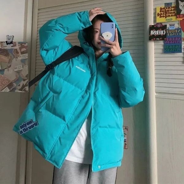 womens down parkas korean padded jacket female winter thick warm coat loose bread hooded solid outwear 221124, Black
womens down parkas korean padded jacket female winter thick warm coat loose bread hooded solid outwear 221124, Black