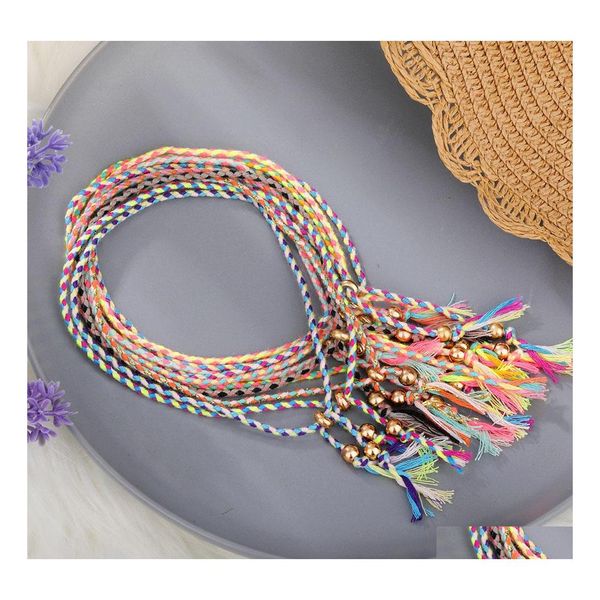 charm bracelets friendship braided bracelet for women colorf handmade string wrap bracelets wrist anklet cord adjustable birthday gi dhdln, Golden;silver
charm bracelets friendship braided bracelet for women colorf handmade string wrap bracelets wrist anklet cord adjustable birthday gi dhdln, Golden;silver