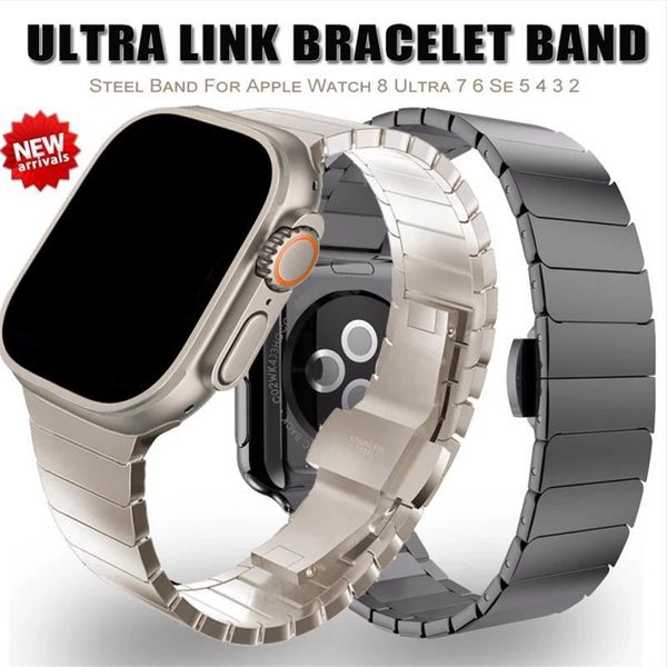 smart straps titanium starlight link bracelet stainless steel watchband starlight colour straps band butterfly clasp for apple watch series
smart straps titanium starlight link bracelet stainless steel watchband starlight colour straps band butterfly clasp for apple watch series