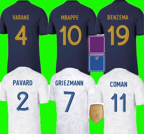 2022 mbappe benzema soccer jersey griezmann french shirts pogba dembele giroud hernandez varane pavaro kante 22 23 maillot de football shirt, Black;yellow
2022 mbappe benzema soccer jersey griezmann french shirts pogba dembele giroud hernandez varane pavaro kante 22 23 maillot de football shirt, Black;yellow