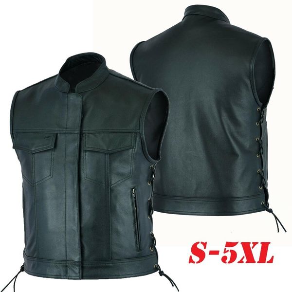 mens jackets men side lace denim style biker motorcycle leather vest gun pockets 221124, Black;brown
mens jackets men side lace denim style biker motorcycle leather vest gun pockets 221124, Black;brown