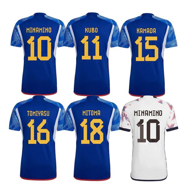 japan 2022 soccer jerseys doan 8 asano 18 minamino ito machino ueda soma maeda kamada kubo morita endo mitoma world cup fans player version, Black;yellow
japan 2022 soccer jerseys doan 8 asano 18 minamino ito machino ueda soma maeda kamada kubo morita endo mitoma world cup fans player version, Black;yellow